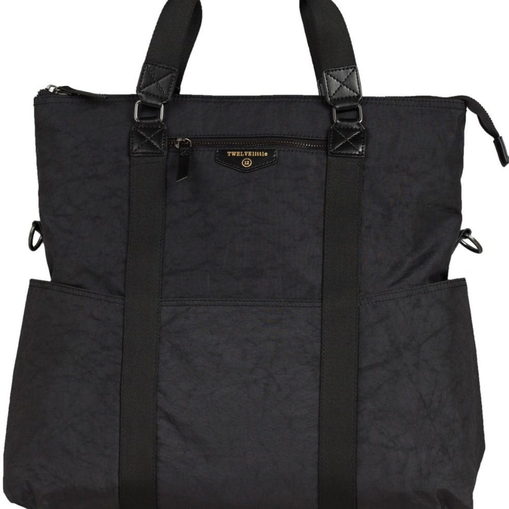 TWELVElittle Unisex 3-in-1 Foldover diaper Tote